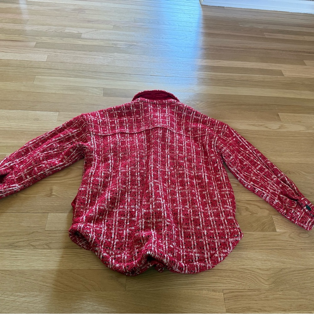 Beach Riot Red Tweed Jacket - Picture 3 of 5